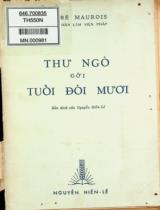 Thư ngỏ gởi tuổi đôi mươi / André Maurois; Nguyễn Hiến Lê dịch