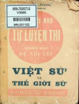 Việt sử và thế giới sử : Chương trình trung học đệ nhị cấp / Bằng Phong