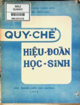 Quy chế hiệu đoàn học sinh