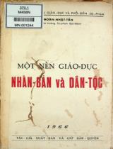 Một nền giáo dục nhân bản và dân tộc / Đoàn Nhật Tấn