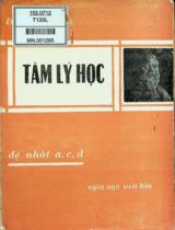 Tâm lý học đệ nhất A,C,D / Trần Bích Lan