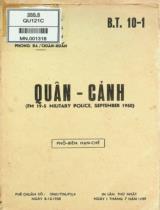 Quân cảnh : FM 19-5 military police, september 1950