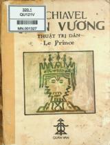 Quân vương : Thuật trị dân / Machiavel ; Phan Huy Chiêm dịch