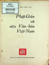 Phật giáo và nền văn hóa Việt Nam / Thích Mẫn Giác