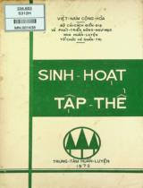 Sinh hoạt tập thể : Tài liệu huấn luyện