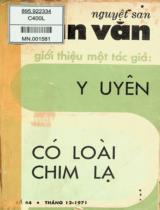 Có loài chim lạ / Y Uyên