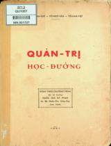 Quản trị học đường / Trần Văn Quế, Vũ Ngô Xán