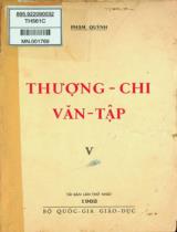 Thượng chi Văn tập / Phạm Quỳnh . T.5