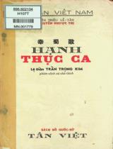 Hạnh thục ca / Tiền Triều Lễ Tần. Nguyễn Nhược Thị; Lệ thần Trần Trọng Kim phiên dịch và chú thích