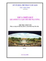 Thừa Thiên Huế qua báo và tạp chí năm 2008 : Thư mục toàn văn số 136 / Thư viện Tỉnh Thừa Thiên Huế. Phòng Tin học - Thông tin - Thư mục . Tháng 4