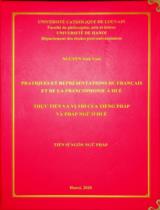 Pratiques et représentations du Français et de la Francophonie à Huế : Thèse: 9.22.02.03 / Nguyen Sinh Vien