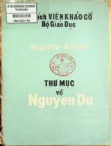 Thư mục về Nguyễn Du : (1765-1820) / Biên soạn: Lê Ngọc Trụ, Bửu Cầm