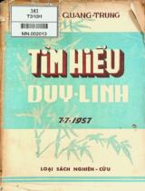 Tìm hiểu Duy Linh / Trần Quang Trung