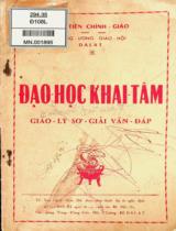 Đạo học khai tâm : Giáo lý sơ - giải vấn đáp