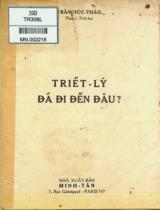 Triết lý đã đi đến đâu? / ThS Triết họcTrần Đức Thảo