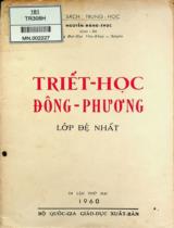 Triết học Đông phương : Lớp đệ Nhất / GS. Nguyễn Đăng Thục