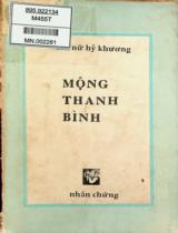 Mộng thanh bình : Thơ / Tôn Nữ Hỷ Khương