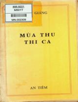 Mùa thu trong thi ca / Bùi Giáng