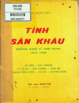 Tình sân khấu : Những nghệ sĩ thời danh 1935 - 1955 / Phong Trần Tiến