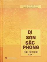 Di sản sắc phong tỉnh Bắc Ninh . T.1