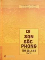 Di sản sắc phong tỉnh Bắc Ninh . T.2