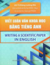 Viết luận văn khoa học bằng tiếng Anh / Đặng Lương Mô