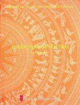 Tuyển tập Nguyễn Trãi / Biên soạn: Vũ Bình Lục, Trần Đăng Thao . T.1, Q.1