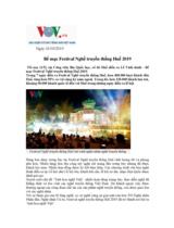 Bế mạc Festival Nghề truyền thống Huế 2019 / PV