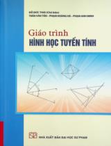 Giáo trình Hình học tuyến tính / Đỗ Đức Thái (ch.b.), Trần Văn Tấn, Phạm Hoàng Hà..