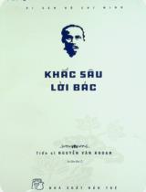 Khắc sâu lời Bác / Nguyễn Văn Khoan