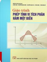 Giáo trình Phép tính vi tích phân hàm một biến / Đỗ Đức Thái (ch.b.), Lê Đức Ánh, Nguyễn Quang Diệu..