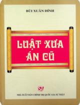 Luật xưa án cũ / Bùi Xuân Đính