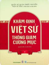 Khâm định Việt sử thông giám cương mục / Quốc sử quán triều Nguyễn ; Viện Sử học thẩm định, h.đ . T.1 , Quyển đầu và tiền biên