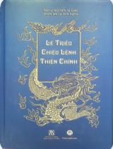 Lê triều chiếu lệnh thiện chính / Nguyễn Sĩ Giác phiên âm, dịch nghĩa