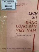 Lịch sử Đảng cộng sản Việt Nam : Chương trình cao cấp . Tập 2=02 Phần cách mạng Miền Nam 1954 - 1975