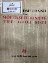 Về cuộc đấu tranh cho một trật tự kinh tế thế giới mới