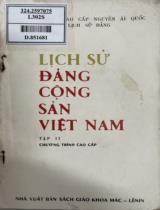 Lịch sử Đảng cộng sản Việt Nam . T.2 , Phần Cách mạng miền Nam 1951 - 1975 : Chương trình cao cấp