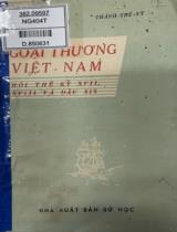 Ngoại thương Việt Nam hồi thế kỷ XVII, XVIII và đầu XIX / Thành Thế Vỹ
