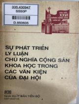 Sự phát triển lý luận Chủ nghĩa Cộng sản khoa học trong các văn kiện của đại hội