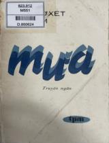 Mưa : Truyện ngắn / Xômơxét Môôm; Nguyễn Việt Long dịch