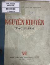 Nguyễn Khuyến tác phẩm / Nguyễn Văn Huyền sưu tập, biên dịch, giới thiệu