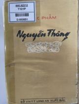Tác phẩm Nguyễn thông / Dịch và giới thiệu: Cao Tự Thanh, Đoàn Lê Giang