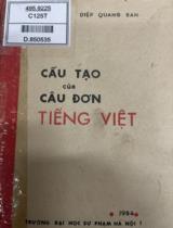Cấu tạo của câu đơn tiếng Việt / Diệp Quang Ban