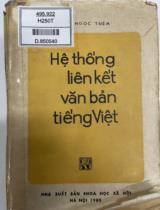 Hệ thống liên kết văn bản / Trần Ngọc Thêm