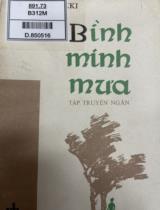 Bình minh mưa : Tập truyện ngắn / K. Pauxtôpxki ; Dịch : Kim Ân, Mộng Quỳnh
