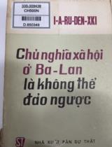 Chủ nghĩa xã hội ở Ba-Lan là không thể đảo ngược / Vôi-Chếch I-A-Ru-Den-Xki