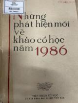 Những phát hiện mới về Khảo cổ học năm 1986 / Hoàng Xuân Chính, Trần Liên, Nguyễn Khắc Sử