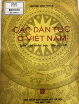 Các dân tộc ở Việt Nam : Dẫn liệu nhân học - tộc người / Nguyễn Đình Khoa