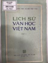 Lịch sử văn học Việt Nam . T. 1