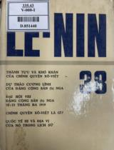 V.I. Lê-Nin toàn tập / V.I. Lê-Nin . T. 38 , Tháng Ba - tháng Sáu 1919